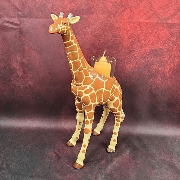 💜PartyLite Giraffe African Inspiration Tealight/Votive Candle Holder - Picture 5 of 13